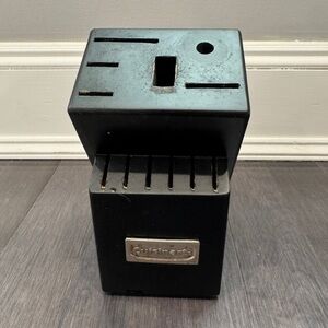 Cuisinart Black Knife Block Holder for Kitchen Knives & Utensils